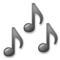 Musical Notes emoji on LG